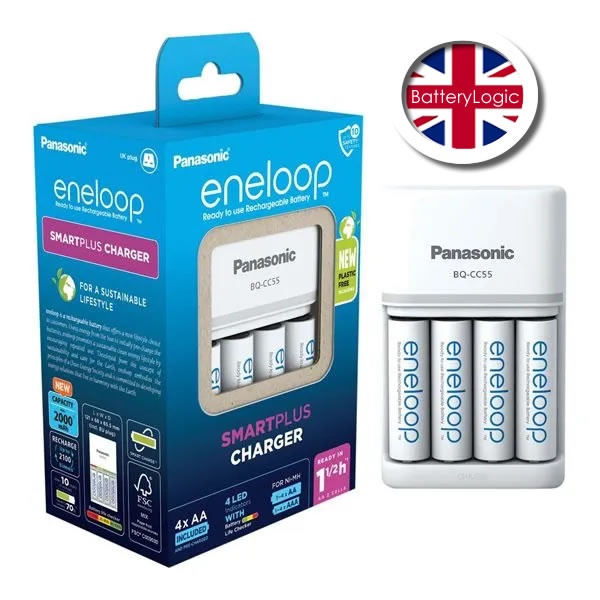 Panasonic BQ-CC55 eneloop Battery Charger - Battery Logic UK