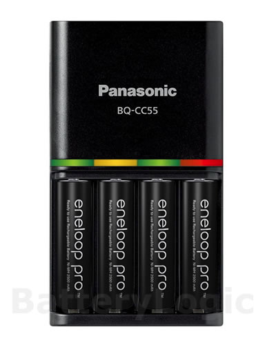 Panasonic eneloop Rechargeable AA Ni-MH Batteries with Charger
