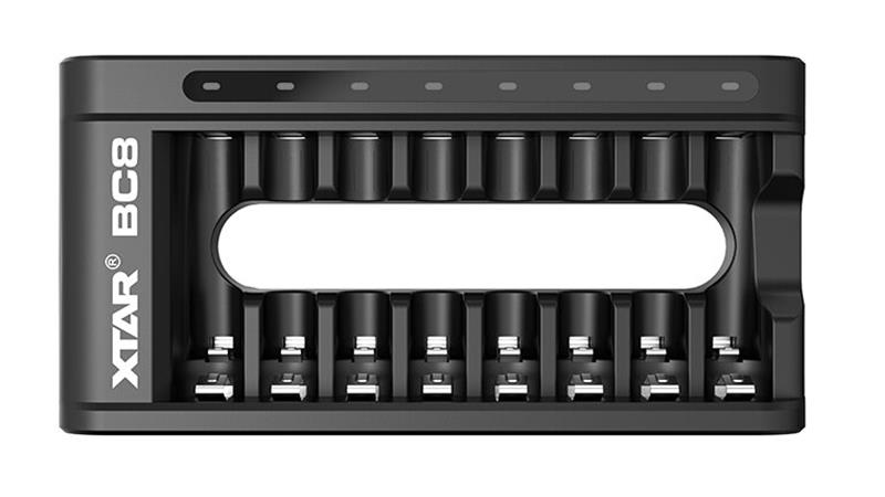 XTAR BC8 USB Battery Charger for AA and AAA NiMH batteries