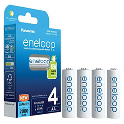 Panasonic eneloop AA eco box (4 pack) - NiMH rechargeable batteries