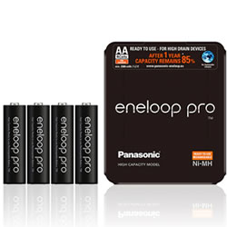 Panasonic eneloop PRO 5G AAA (4 Pack) - NiMH rechargeable batteries