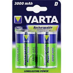 Varta D size Ready2Go 3000mAh (2 pack) - NiMH rechargeable batteries