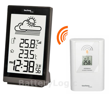 Technoline WS9251 weather station with wireless temperature sensor